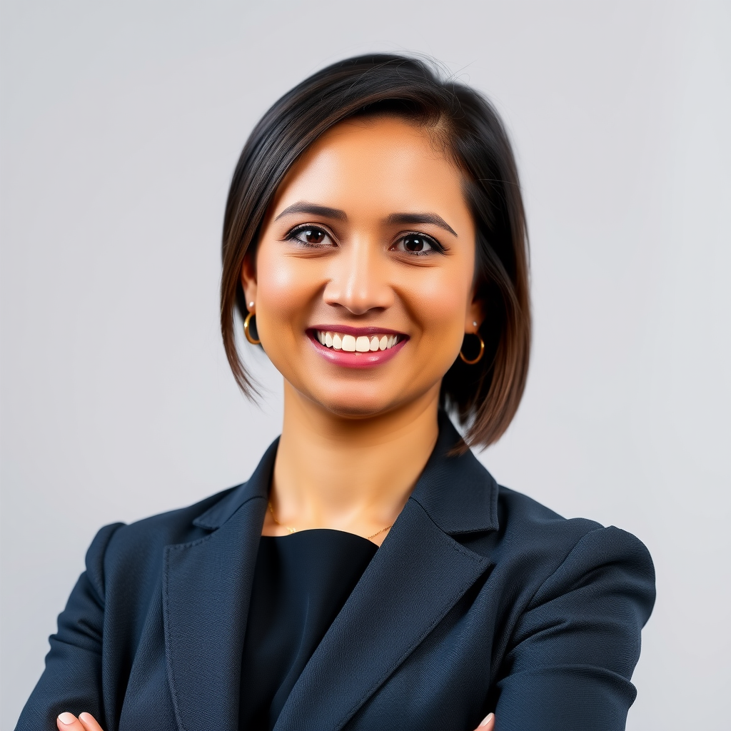 Professional headshot of Dr. Emily Rodriguez, Chief Investment Officer at InvestEngine, wearing business attire with a confident smile, against a neutral background