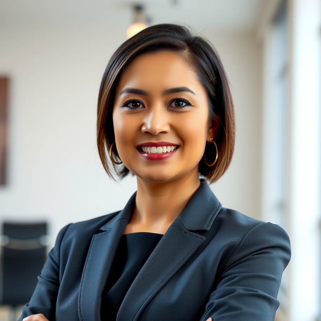 Professional headshot of Dr. Emily Rodriguez, Chief Investment Officer at InvestEngine, in executive business attire with authoritative presence, modern office background